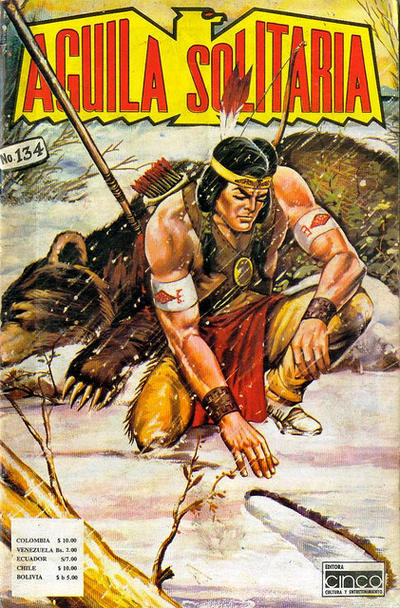Cover for Aguila Solitaria (Editora Cinco, 1976 series) #134