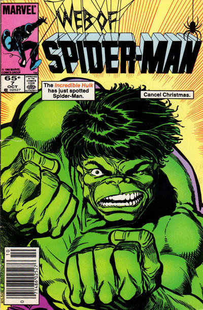 Cover for Web of Spider-Man (Marvel, 1985 series) #7 [Canadian]