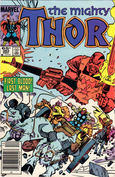 Cover for Thor (Marvel, 1966 series) #362 [Newsstand]