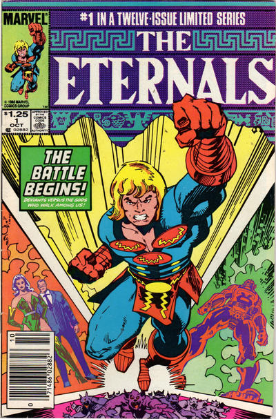 Cover for Eternals (Marvel, 1985 series) #1 [Newsstand]