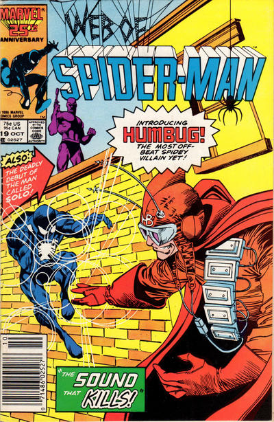 Cover for Web of Spider-Man (Marvel, 1985 series) #19 [Newsstand]