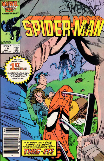 Cover for Web of Spider-Man (Marvel, 1985 series) #16 [Canadian]
