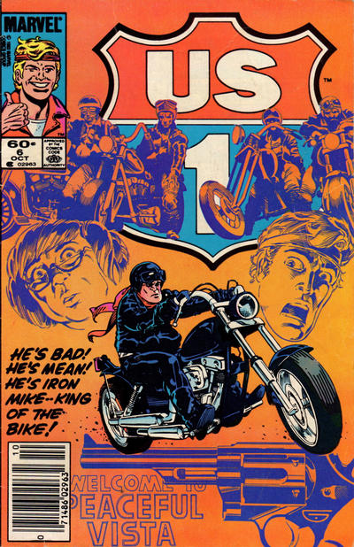 Cover for U.S. 1 (Marvel, 1983 series) #6 [Newsstand]