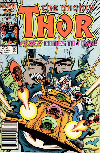 Cover for Thor (Marvel, 1966 series) #371 [Newsstand]