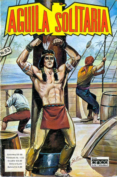 Cover for Aguila Solitaria (Editora Cinco, 1976 series) #53