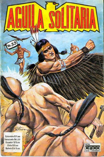 Cover for Aguila Solitaria (Editora Cinco, 1976 series) #33