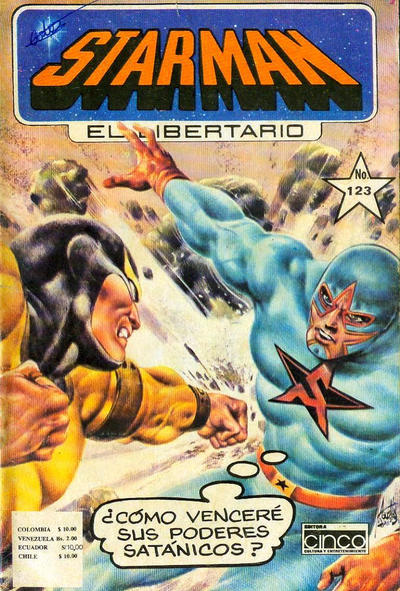 Cover for Starman El Libertario (Editora Cinco, 1970 ? series) #123
