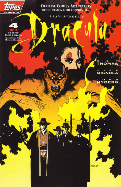 Cover for Bram Stoker's Dracula (Topps, 1992 series) #4