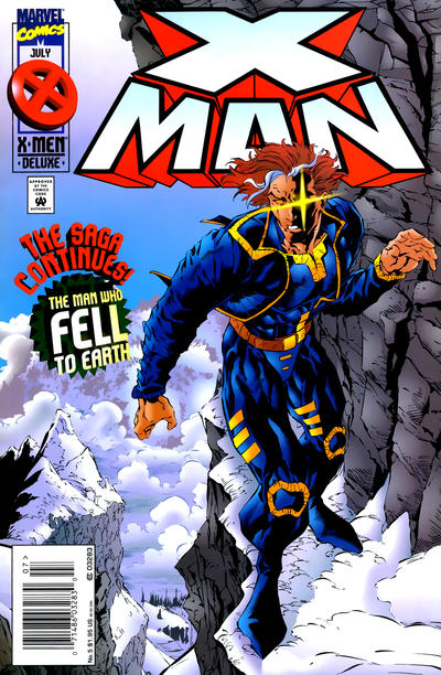 Cover for X-Man (Marvel, 1995 series) #5 [Newsstand]