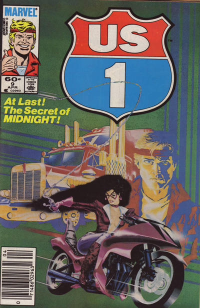 Cover for U.S. 1 (Marvel, 1983 series) #9 [Newsstand]