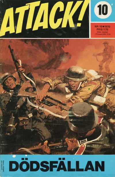 Cover for Attack (Semic, 1967 series) #10/1970