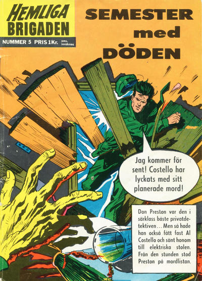 Cover for Hemliga brigaden (Williams Förlags AB, 1965 series) #5