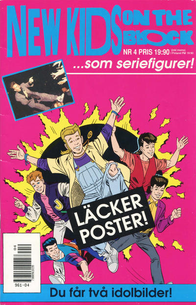 Cover for New Kids on the Block (Semic, 1991 series) #4/1991