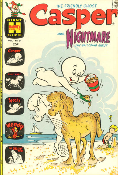 Cover for Casper & Nightmare (Harvey, 1964 series) #34