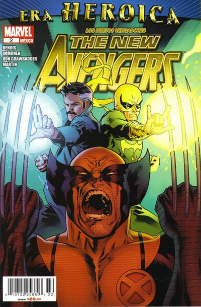 Cover for Los Nuevos Vengadores, the New Avengers (Editorial Televisa, 2011 series) #2