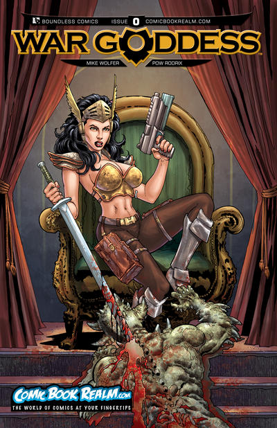 Cover for War Goddess (Avatar Press, 2011 series) #0 [Comic Book Realm - Hilinski]
