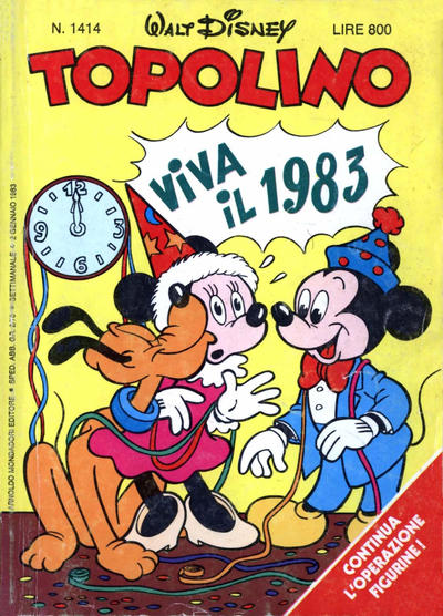 Cover for Topolino (Mondadori, 1949 series) #1414
