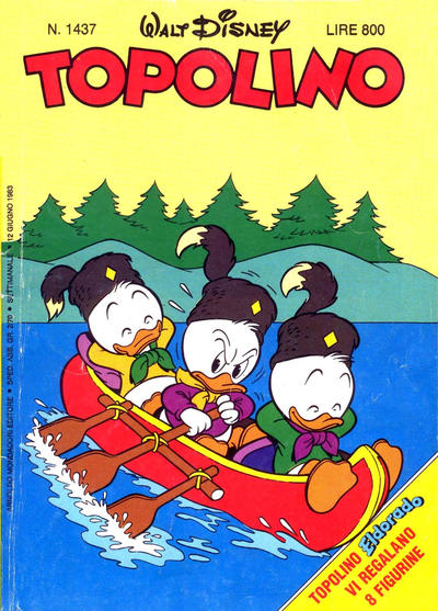 Cover for Topolino (Mondadori, 1949 series) #1437