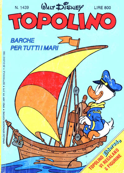 Cover for Topolino (Mondadori, 1949 series) #1439