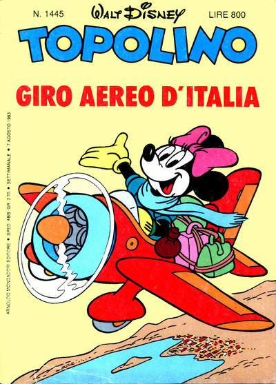 Cover for Topolino (Mondadori, 1949 series) #1445
