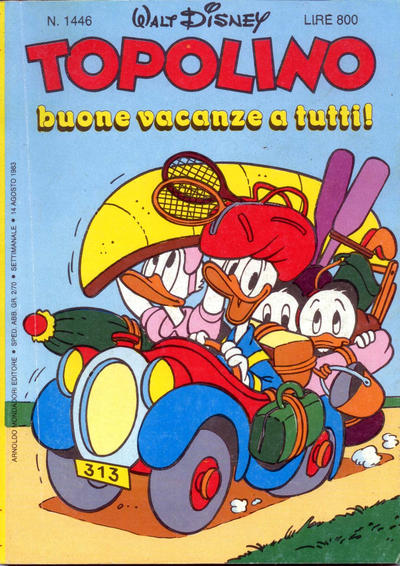 Cover for Topolino (Mondadori, 1949 series) #1446
