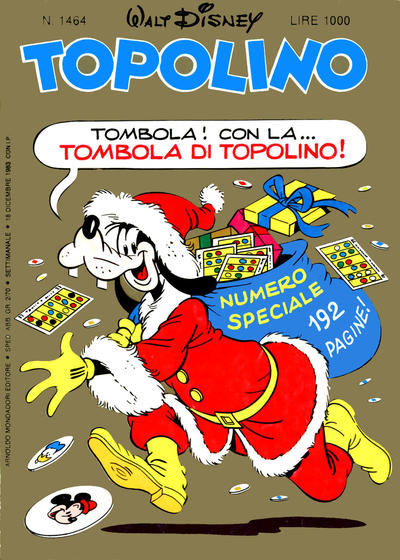 Cover for Topolino (Mondadori, 1949 series) #1464