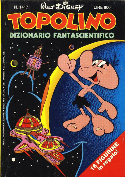 Cover for Topolino (Mondadori, 1949 series) #1417