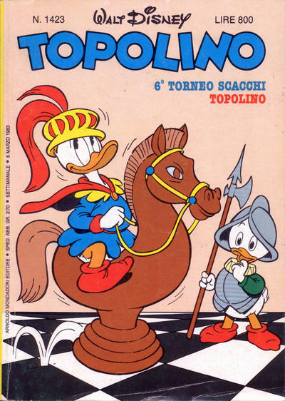 Cover for Topolino (Mondadori, 1949 series) #1423