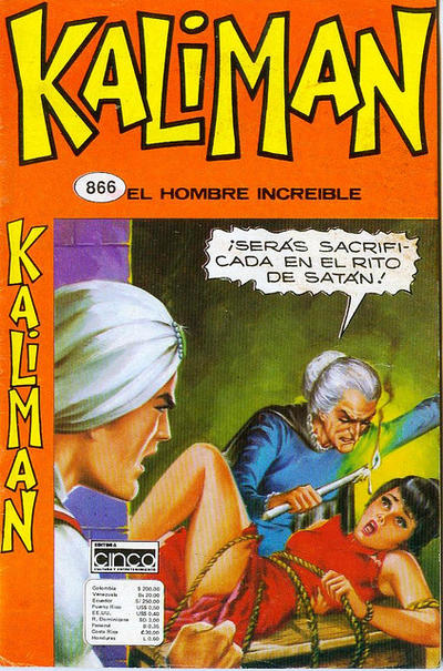 Cover for Kaliman (Editora Cinco, 1976 series) #866