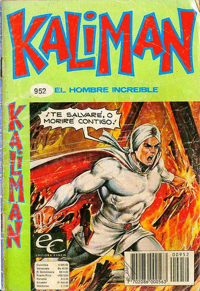 Cover for Kaliman (Editora Cinco, 1976 series) #952