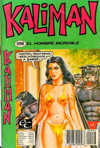 Cover for Kaliman (Editora Cinco, 1976 series) #986