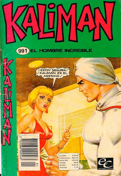 Cover for Kaliman (Editora Cinco, 1976 series) #991