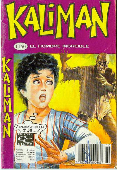 Cover for Kaliman (Editora Cinco, 1976 series) #1150