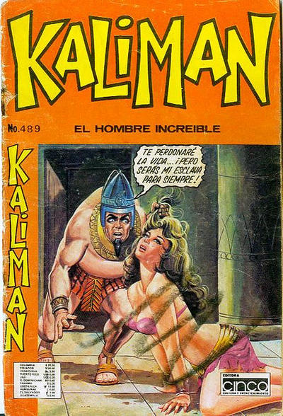 Cover for Kaliman (Editora Cinco, 1976 series) #489