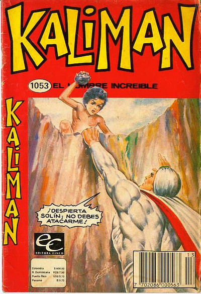 Cover for Kaliman (Editora Cinco, 1976 series) #1053