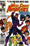 Cover Thumbnail for West Coast Avengers (1984 series) #1 [Newsstand]