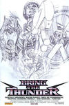 Cover for Bring the Thunder (Dynamite Entertainment, 2010 series) #1 [B&W RI]