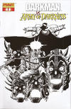 Cover Thumbnail for Darkman vs. The Army of Darkness (2006 series) #1 [George Pérez Black & White Retailer Incentive Variant Cover]