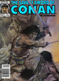 Cover for The Savage Sword of Conan (Marvel, 1974 series) #133 [Newsstand]
