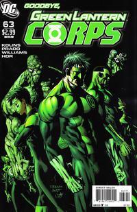 Cover Thumbnail for Green Lantern Corps (DC, 2006 series) #63 [Tyler Kirkham / Matt Banning Cover]