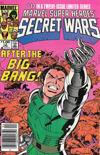 Cover Thumbnail for Marvel Super-Heroes Secret Wars (Marvel, 1984 series) #12 [Newsstand]