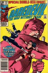 Cover for Daredevil (Marvel, 1964 series) #181 [Newsstand]