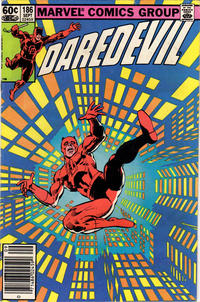Cover for Daredevil (Marvel, 1964 series) #186 [Newsstand]