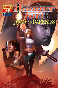 Cover for Danger Girl and the Army of Darkness (Dynamite Entertainment, 2011 series) #1 [Paul Renaud Variant Cover]