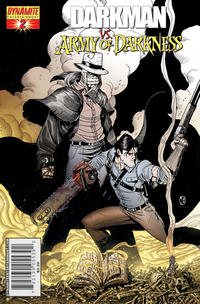 Cover Thumbnail for Darkman vs. The Army of Darkness (Dynamite Entertainment, 2006 series) #2 [Nick Bradshaw Reorder Variant Cover]
