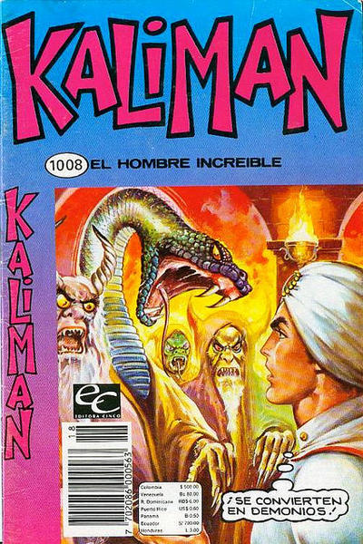 Cover for Kaliman (Editora Cinco, 1976 series) #1008