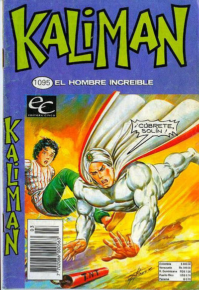 Cover for Kaliman (Editora Cinco, 1976 series) #1095
