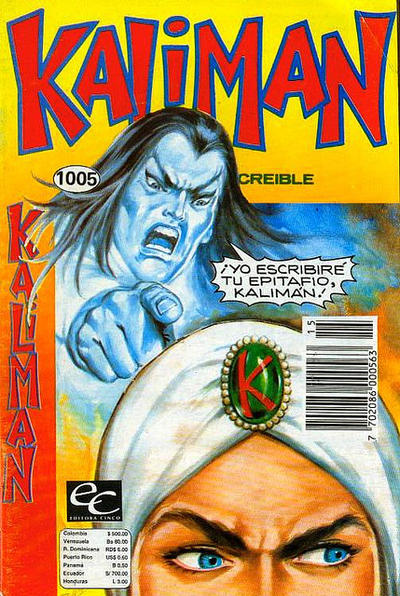 Cover for Kaliman (Editora Cinco, 1976 series) #1005