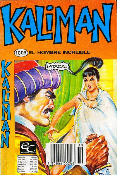 Cover for Kaliman (Editora Cinco, 1976 series) #1009