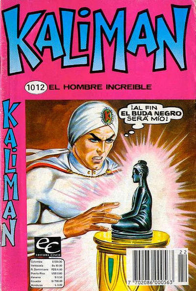 Cover for Kaliman (Editora Cinco, 1976 series) #1012